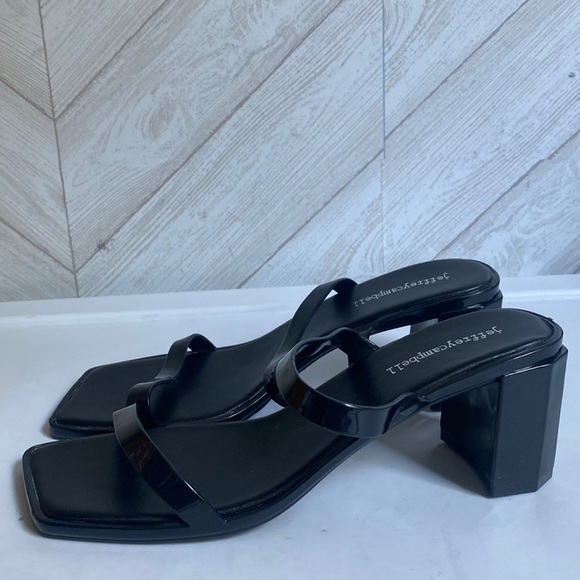 Jeffrey Campbell Shoes - Jeffrey Campbell Jamm heeled jelly sandals black 9